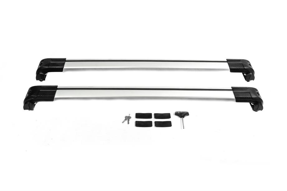 Prečne palice za integrirane strešne nosilce, zaklepne Strong V2 (2 kos) do 120 cm, črne Fotografija 19