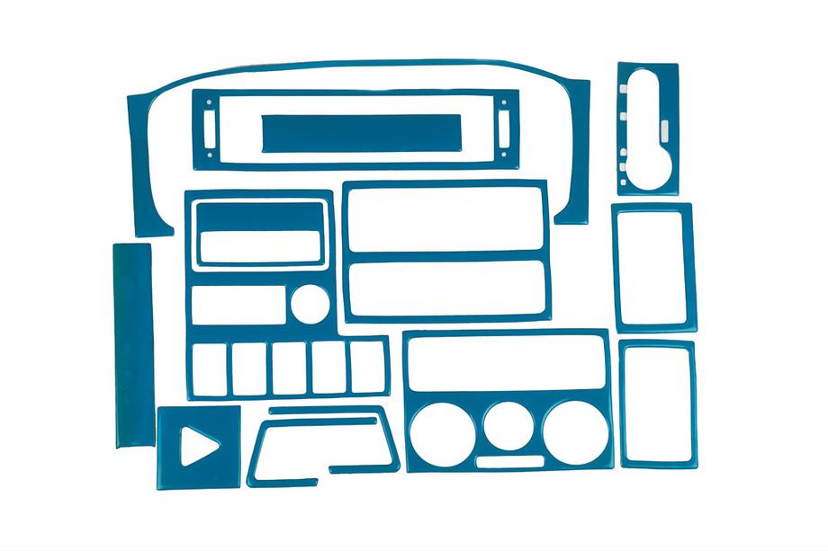 Volkswagen T4 Transporter 1990–2003 Obloge armaturne plošče 1999-2003 (modra barva) Fotografija 1