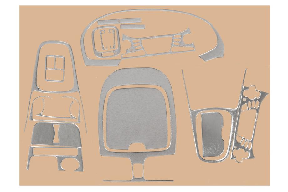 Nissan Almera N16 2000–2006 Okrasne letvice za armaturno ploščo 00-03 (aluminij) Image