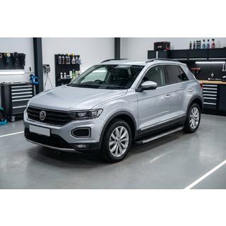 Stranske stopnice BlackLine (2 kos, aluminij) Volkswagen T-Roc 2017–2025 fotografija 1