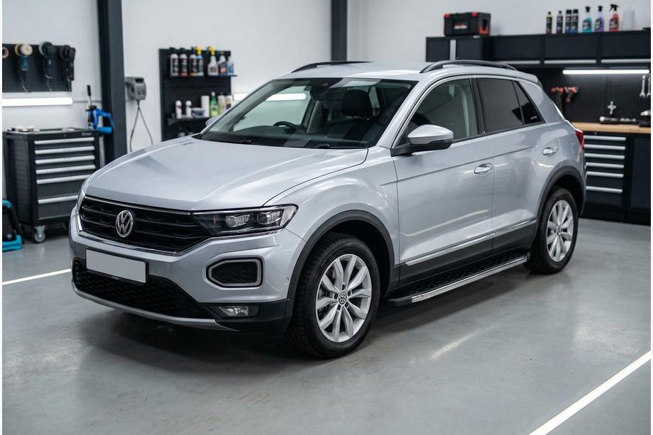 Volkswagen T-Roc 2017–2025 Stranske stopnice BlackLine (2 kos, aluminij) Image
