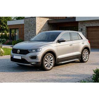 Stranski pragovi Line (2 kos, aluminij) Volkswagen T-Roc 2017–2025 fotografija 1