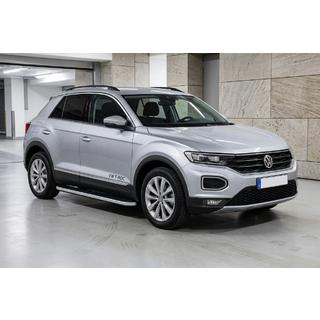 Stranski pragovi Tayga Grey (2 kosa, aluminij) Volkswagen T-Roc 2017–2025 fotografija 1