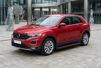 Volkswagen T-Roc 2017–2025 Bočne stopnice Maya Red (2 kos, aluminij) fotografija 1