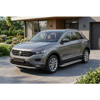 Stranski pragovi Maydos V2 (2 kos, aluminij / nerjaveče jeklo) Volkswagen T-Roc 2017–2025 fotografija 1