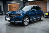 Volkswagen Touareg 2018– Stranske stopnice Vision New Black (2 kos, aluminij) fotografija 1