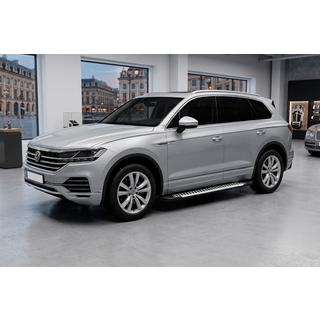 Stranski pragovi Line (2 kos, aluminij) Volkswagen Touareg 2018– fotografija 1