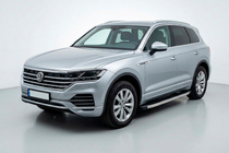 Volkswagen Touareg 2018– Stranske stopnice BlackLine (2 kos, aluminij) fotografija 1