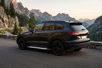 Volkswagen Touareg 2018– Stranske stopnice Allmond Grey (2 kosa, aluminij) fotografija 1