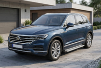 Volkswagen Touareg 2018– Bočne stopnice Maya V2 (2 kos, aluminij) fotografija 1