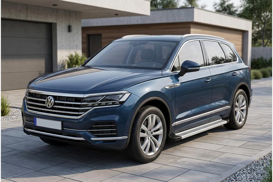 Volkswagen Touareg 2018– Bočne stopnice Maya V2 (2 kos, aluminij) Image
