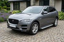 Jaguar F-PACE 2016– Bočne stopnice Maya V2 (2 kos, aluminij) fotografija 1