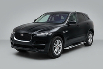 Jaguar F-PACE 2016– Stranske stopnice Tayga V2 (2 kos, aluminij) fotografija 1