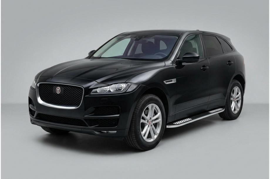 Jaguar F-PACE 2016– Stranske stopnice Tayga V2 (2 kos, aluminij) Image