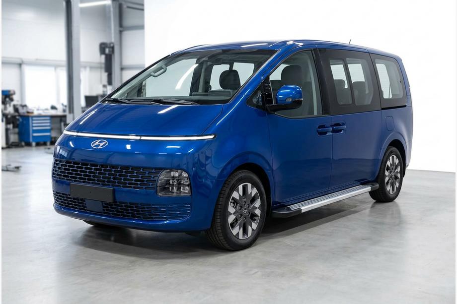 Hyundai Staria 2021– Stranske stopnice Vision New Grey (2 kos, aluminij) Image