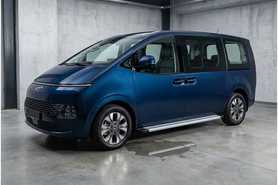 Hyundai Staria 2021– Bočne stopnice Maya V2 (2 kos, aluminij) Image