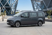 Hyundai Staria 2021– Stranski pragovi Tayga Grey (2 kosa, aluminij) fotografija 1
