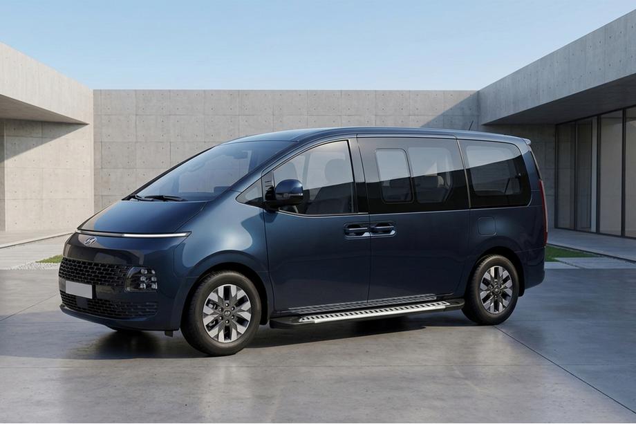 Hyundai Staria 2021– Stranski pragovi Line (2 kos, aluminij) Image