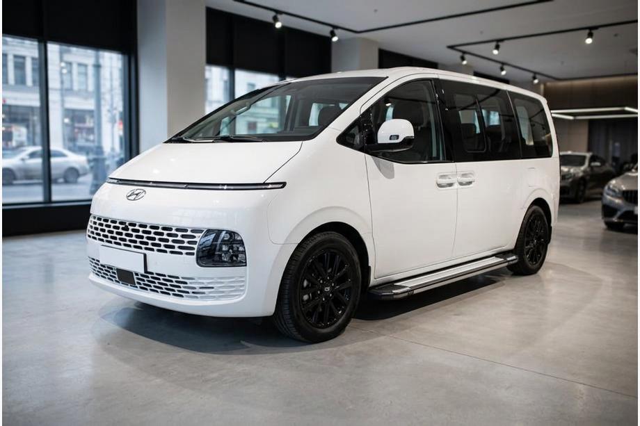 Hyundai Staria 2021– Stranske stopnice Rainbow (2 kos, aluminij) Image