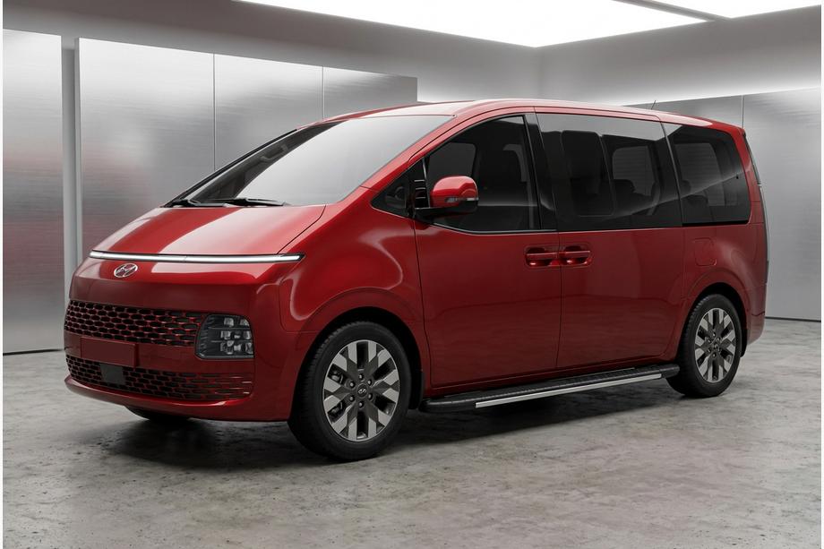 Hyundai Staria 2021– Bočne stopnice Bosphorus Grey (2 kos, aluminij) Image