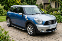 Mini Countryman R60 2010–2017 Stranske stopnice BlackLine (2 kos, aluminij) fotografija 1