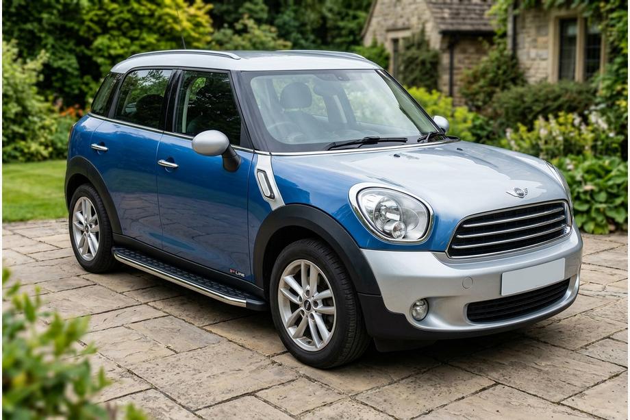 Mini Countryman R60 2010–2017 Stranske stopnice BlackLine (2 kos, aluminij) Image