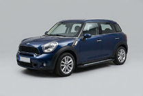 Mini Countryman R60 2010–2017 Stranske stopnice Vision New Black (2 kos, aluminij) fotografija 1