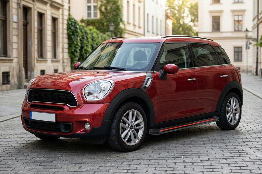 Mini Countryman R60 2010–2017 Bočne stopnice Maya Red (2 kos, aluminij) Image