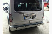 Ford Transit 2000–2014 Okrasna letev nad registrsko tablico (nerjaveče jeklo) fotografija 5