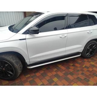 Stranske stopnice OEM V2 (2 kos, aluminij) Skoda Karoq 2018– fotografija 1