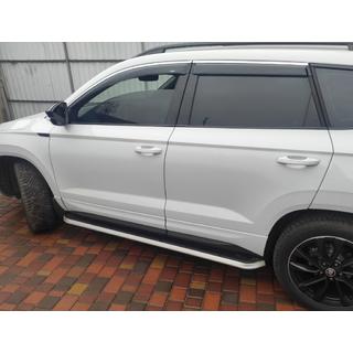 Stranske stopnice OEM V2 (2 kos, aluminij) Skoda Karoq 2018– fotografija 2