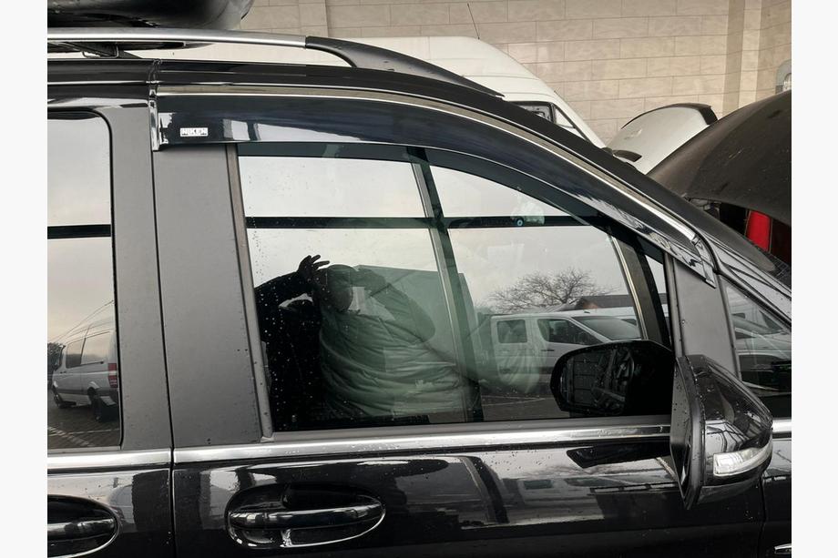 Mercedes Vito W639 2004–2014 Vetrniki z kromiranim trakom (2 kos, Niken) Image