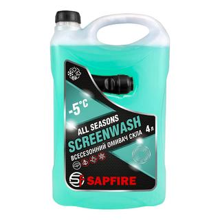 Celoletna tekočina za pranje vetrobranskega stekla -5 °C 4 L SAPFIRE Lime (401172)