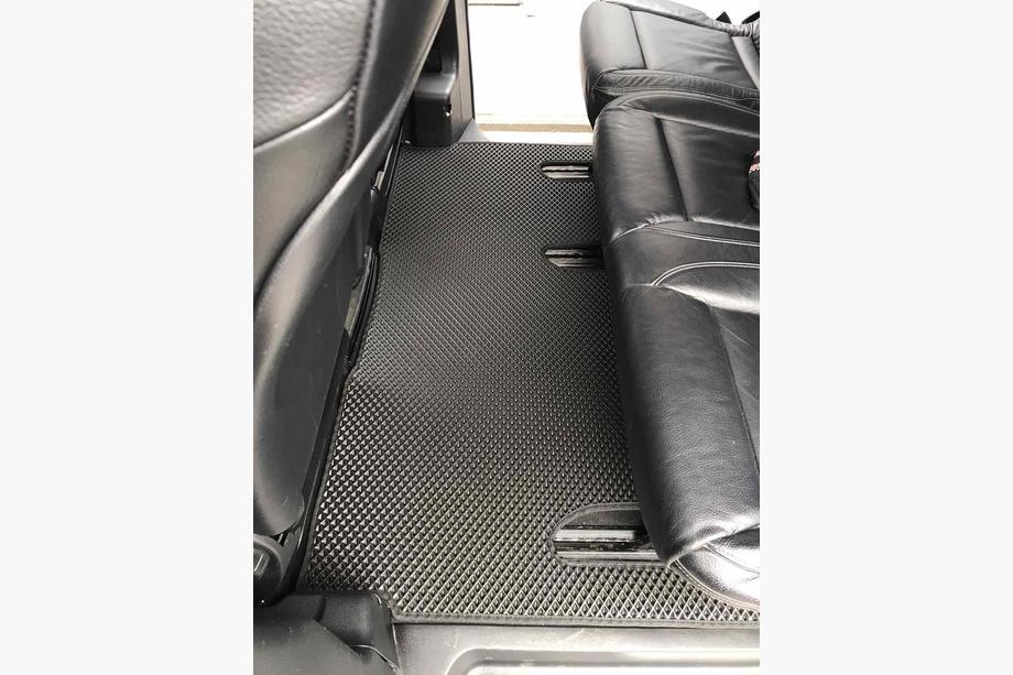 Mercedes Vito/V-razred W447 2014– EVA tepihi za notranjost V-Class ExtraLong 2 stranska kosa (samo osebni prevzem, komplet za celoten salon, črni) Image