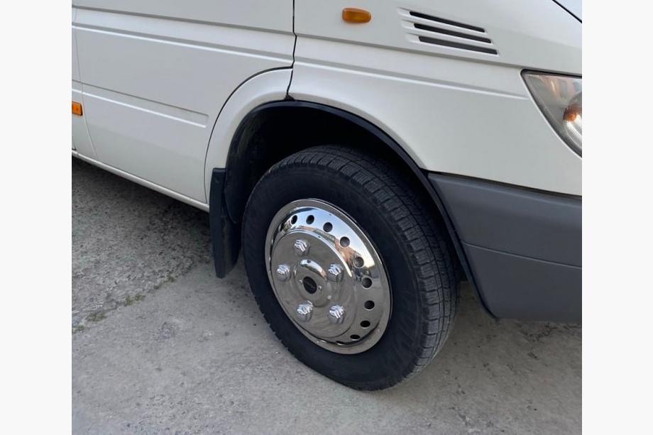 Mercedes Sprinter W901/902/903/904/905 1995–2006 Pokrovi koles iz nerjavnega jekla Exclusive V2 R15 (dvojno valjani) Image