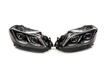 Mercedes GL/GLS razred X166 2012–2019 Sprednji žarometi Halogen na LED (za vozila predelana iz GL v GLS, 2 kos) fotografija 1