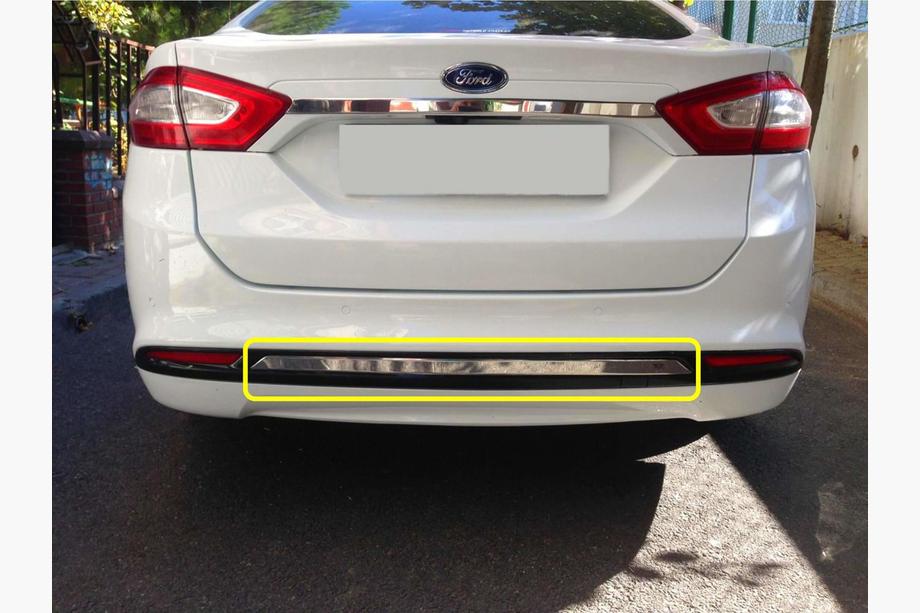Ford Mondeo 2014–2022 Rob zadnjega odbijača (nerjaveče jeklo) Image