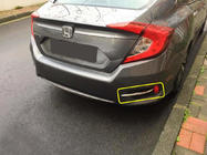 Honda Civic Limuzina X 2016–2021 Kromirane inox obloge zadnjih meglenk (2 kosa) fotografija 4