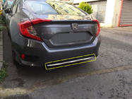 Honda Civic Limuzina X 2016–2021 Nerjaveča zaščitna letev za rob zadnjega odbijača fotografija 1