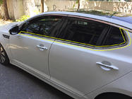 Kia Optima 2010–2016 Spodnje okenske letve (6 kosov, nerjavno jeklo) fotografija 1