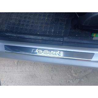 Carmos V2 zaščitne letve pragov (4 kos, nerjaveče jeklo) Renault Logan MCV 2005–2013 fotografija 2