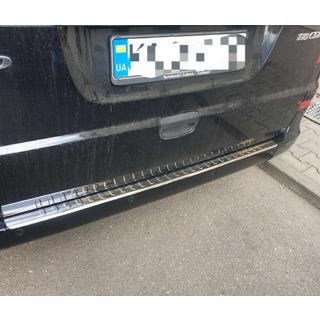 Zaščitna letev zadnjega odbijača z zavihkom (Carmos V2, nerjavno jeklo) fotografija 2