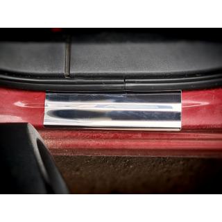 Obloge pragov (Carmos V2, 4 kos, nerjaveče jeklo) Nissan Qashqai 2010–2014 fotografija 4