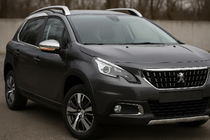 Peugeot 2008 2013–2019 Pokrovi ogledal 2016-2019 (2 kos, nerjaveče jeklo) fotografija 1