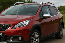 Peugeot 2008 2013–2019 Pokrovi ogledal 2016-2019 (2 kos, nerjaveče jeklo) fotografija 3