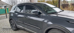 Kia Sportage 2021– Vetrni deflektorji oken z kromiranim okrasnim trakom Niken (za SWB, 4 kos) fotografija 4
