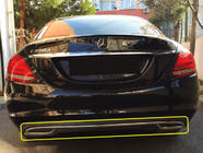 Mercedes C-class W205 2014–2021 Zaključna obloga odbijača V2 (nerjaveče jeklo) fotografija 1