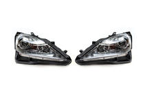 Lexus IS 2005–2013 OEM V2 Silver sprednji žarometi (2 kos) fotografija 2
