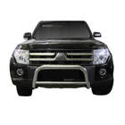 Mitsubishi Pajero Wagon IV 2006–2021 Prednji zaščitni lok (bullbar) A126142 (brez pritrdilnih nosilcev, nerjaveče jeklo) fotografija 1