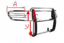 Toyota FJ Cruiser 2006–2022 Sprednji zaščitni lok (bull bar) A098600 (nerjaveče jeklo) fotografija 6
